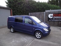 2008 Mercedes Vito 120 CDI 3 Litre Engine, Automatic Dualiner Crew van Long XLWB