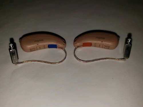 2018 2 Signia Siemens Pure 5nx RIC 312 Hearing Aids Made 4 iphone Brand New!