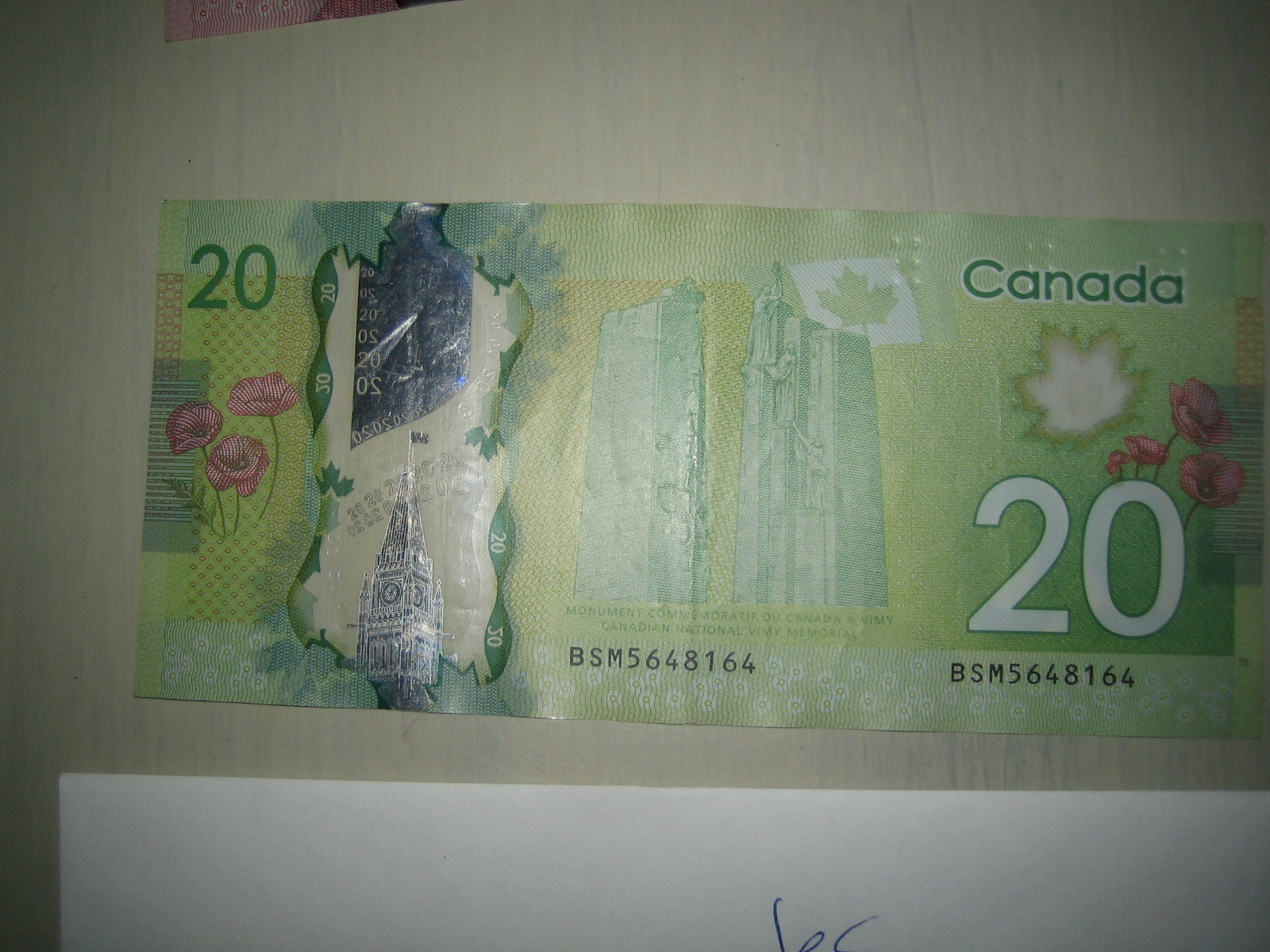 bank bills canada errors