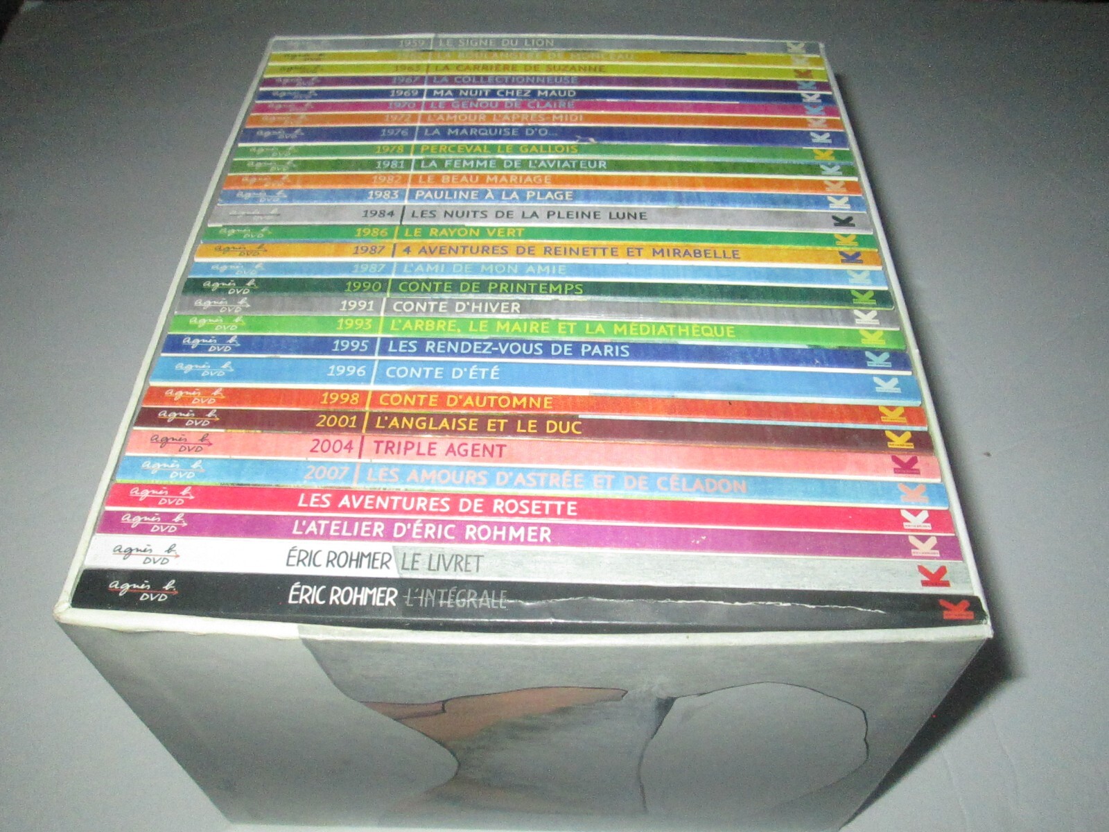Eric Rohmer 22 film collection Blu-Ray / DVD Region B RARE Eric Rohmer 22 film collection Blu-Ray / DVD Region B RARE