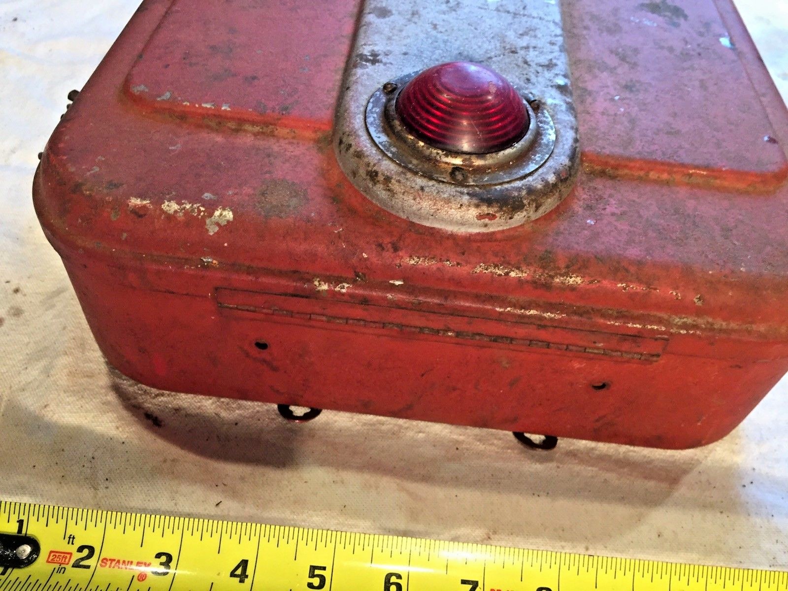 Vintage Battery Powered Electric Fence Charger  Art Deco Steampunk look