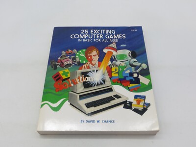25 EXCITING COMPUTER GAMES IN BASIC FOR ALL AGES vintage 1983 TAB 1427 book