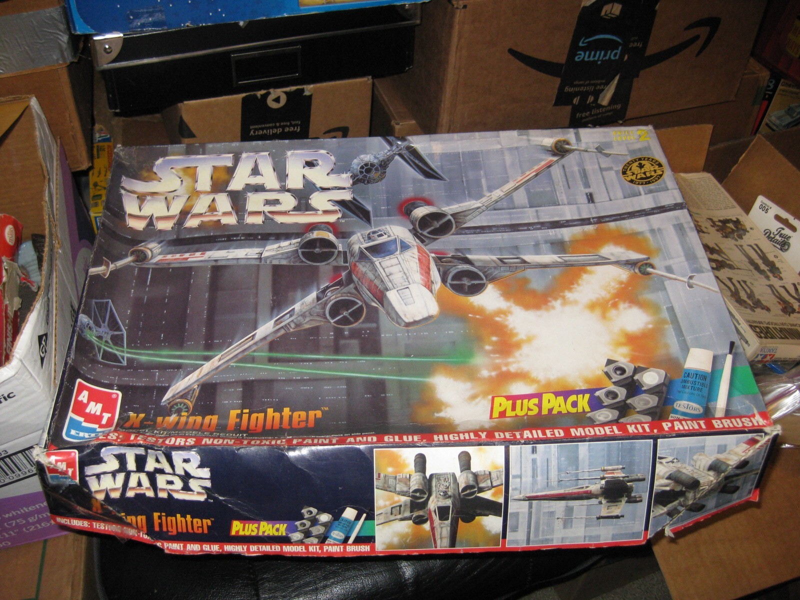 特撮 amt X-WING Fighter Plus Pack Star Wars X-Wing Fighter Plus Pack Model Kit #8433 1997 AMT
