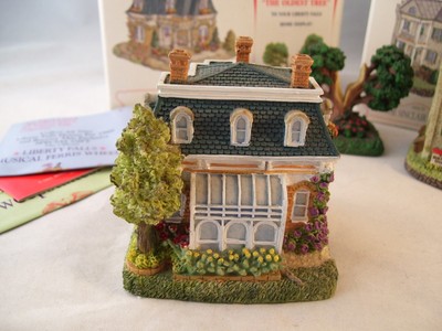 Liberty Falls Americana Collection 3 pc Sinclair Hotel Rosie's Flower Shop Tree