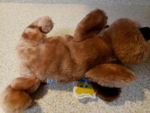 Vintage 1973 R. Dakin DROOPER Plush Tan Brown Puppy Dog Nutshells Stuffed Animal