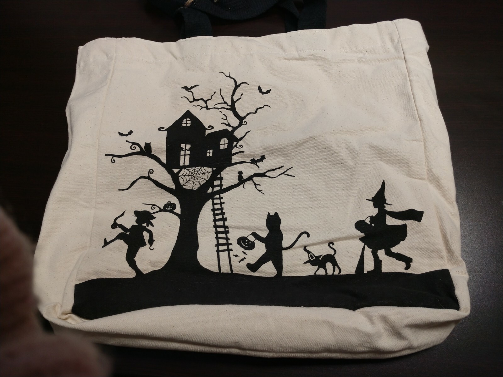 Classic Reusable Shopping Bag Halloween Theme Thick Large Bag