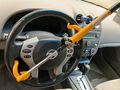  ARSN Twin Hooks Steering Wheel Lock AUTO Anti-Theft Device   Model 6009L