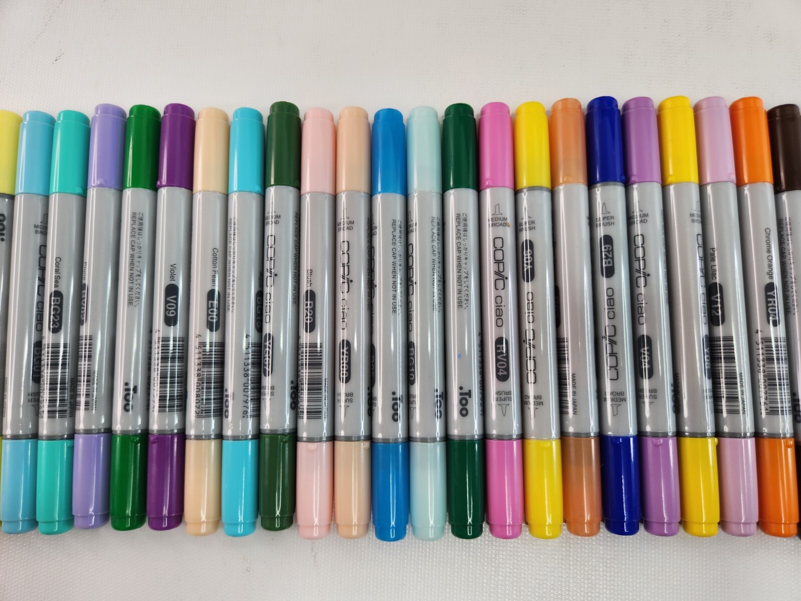 72 Copic Ciao - Alcohol-Based Markers - Color Set A  72-A