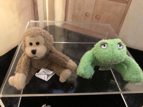 Lot of 4 Only Hearts Club So Small Pets Animals Monkey Elephant Frog