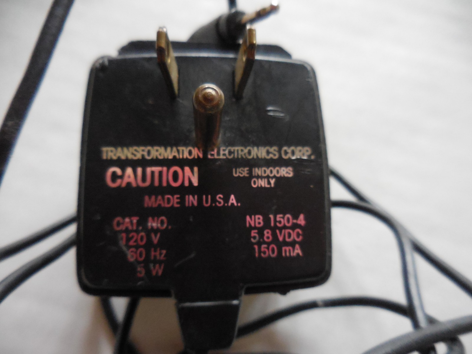 BK Precision Model BC-28 AC Adapter Converter Made in USA