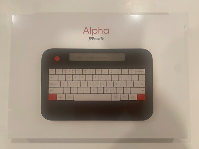 Freewrite Alpha Raven Black Typewriter BRAND NEW