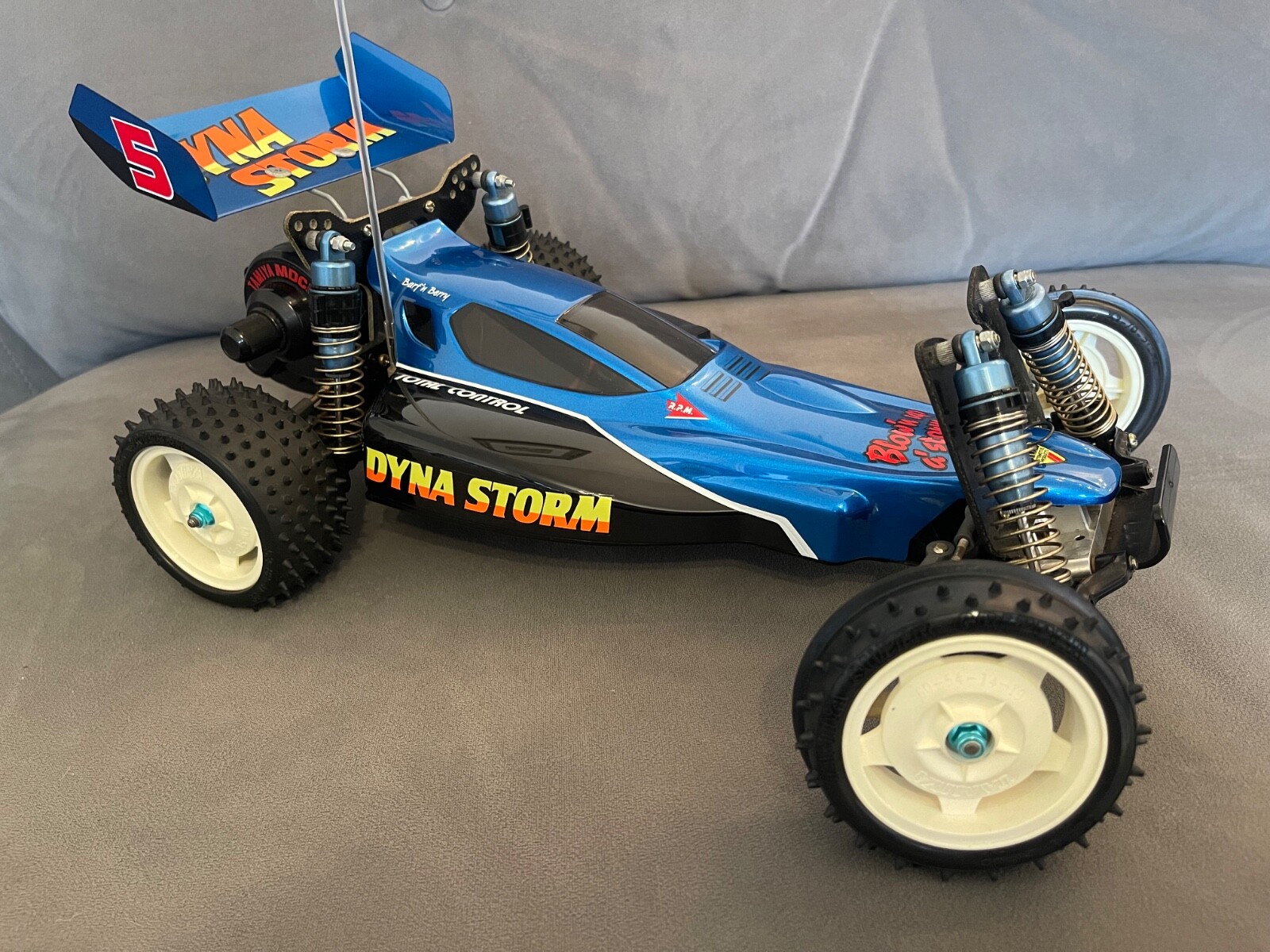 ホビーラジコン TAMIYA 2WD \"DYNA STORM\" Tamiya Dyna Storm, built to race. Rc custom build. - YouTube