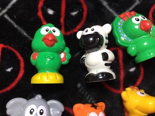 11 VTECH Smartville Treehouse Alphabet Train Animal Replacement Figures Peacock