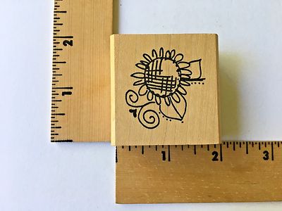 Imaginations Rubber Stamp - Sunflower - C300D  - NEW