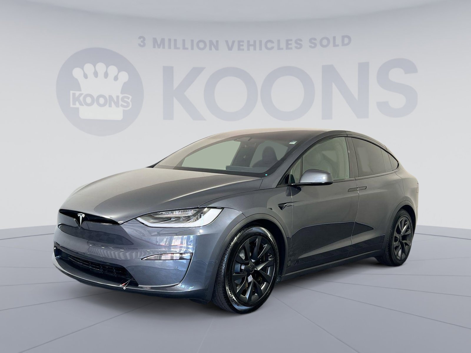 2022 Tesla Model X 323 Miles Midnight Silver Metallic Used Tesla