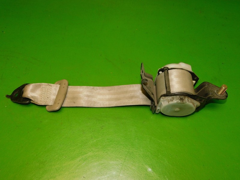 01-05 Civic sedan OEM driver left rear back seat belt retractor tan