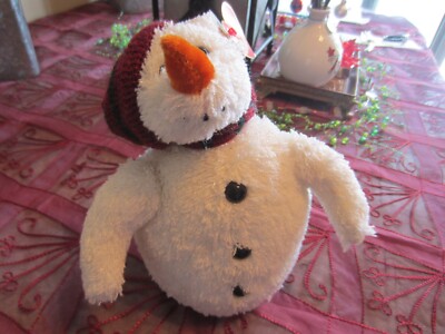 NWT The Attic Treasures Collection ''Chillings'' Snowman Bear scarf/hat