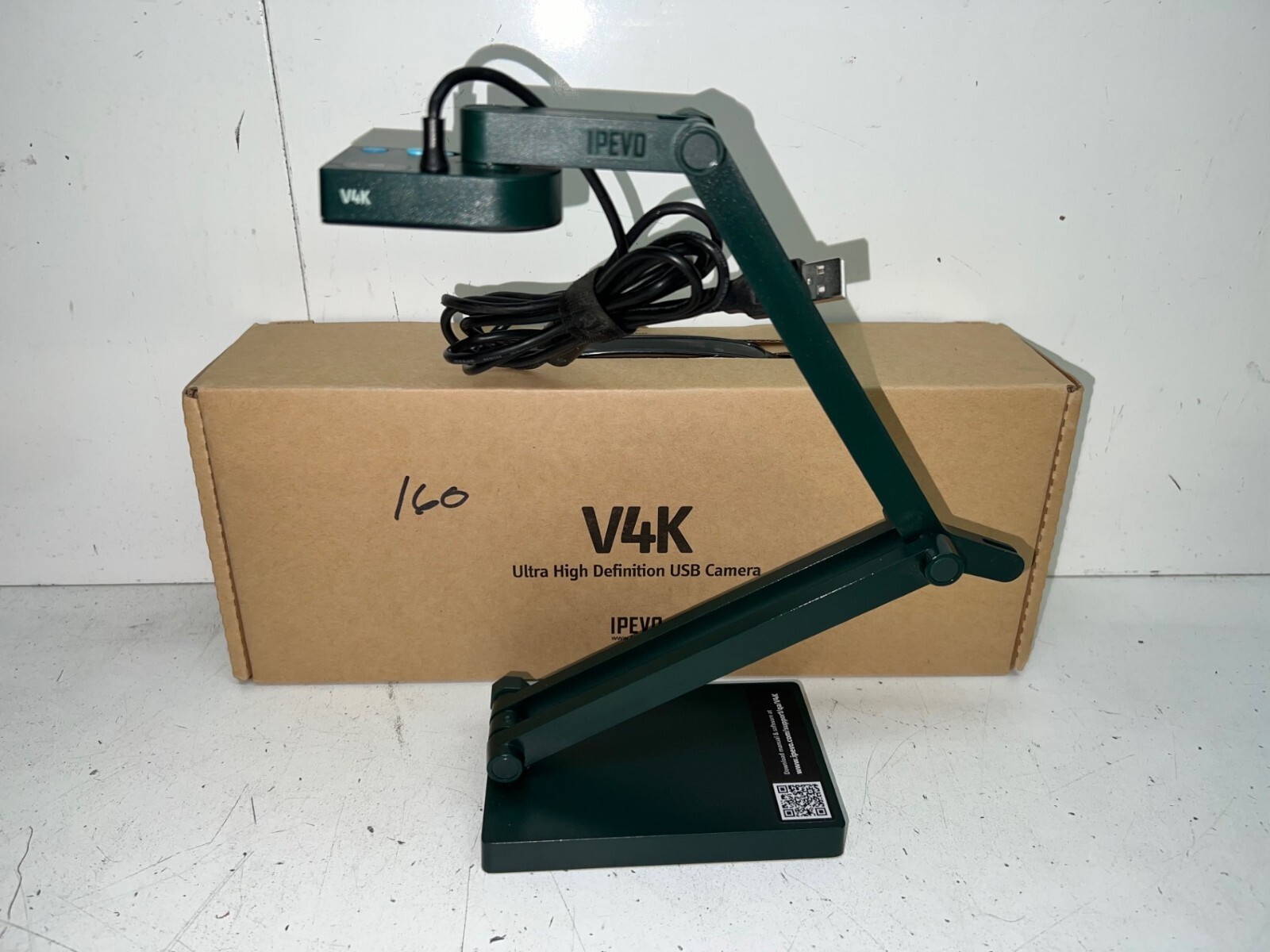 IPEVO V4K CDVU08IP Ultra High Definition 8MP USB Document Camera Model