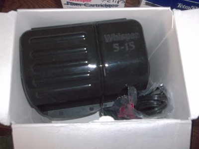Tetra Whisper Power Filter 5-15 Gal w/8 Bio Bags/Carbon + 9 Carbon holders+Clips