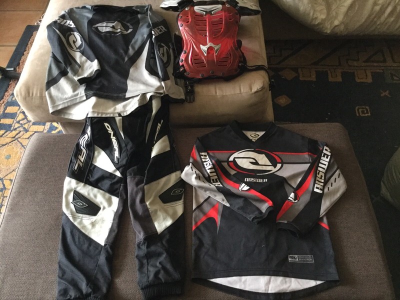 dirt bike gear for 5 year old