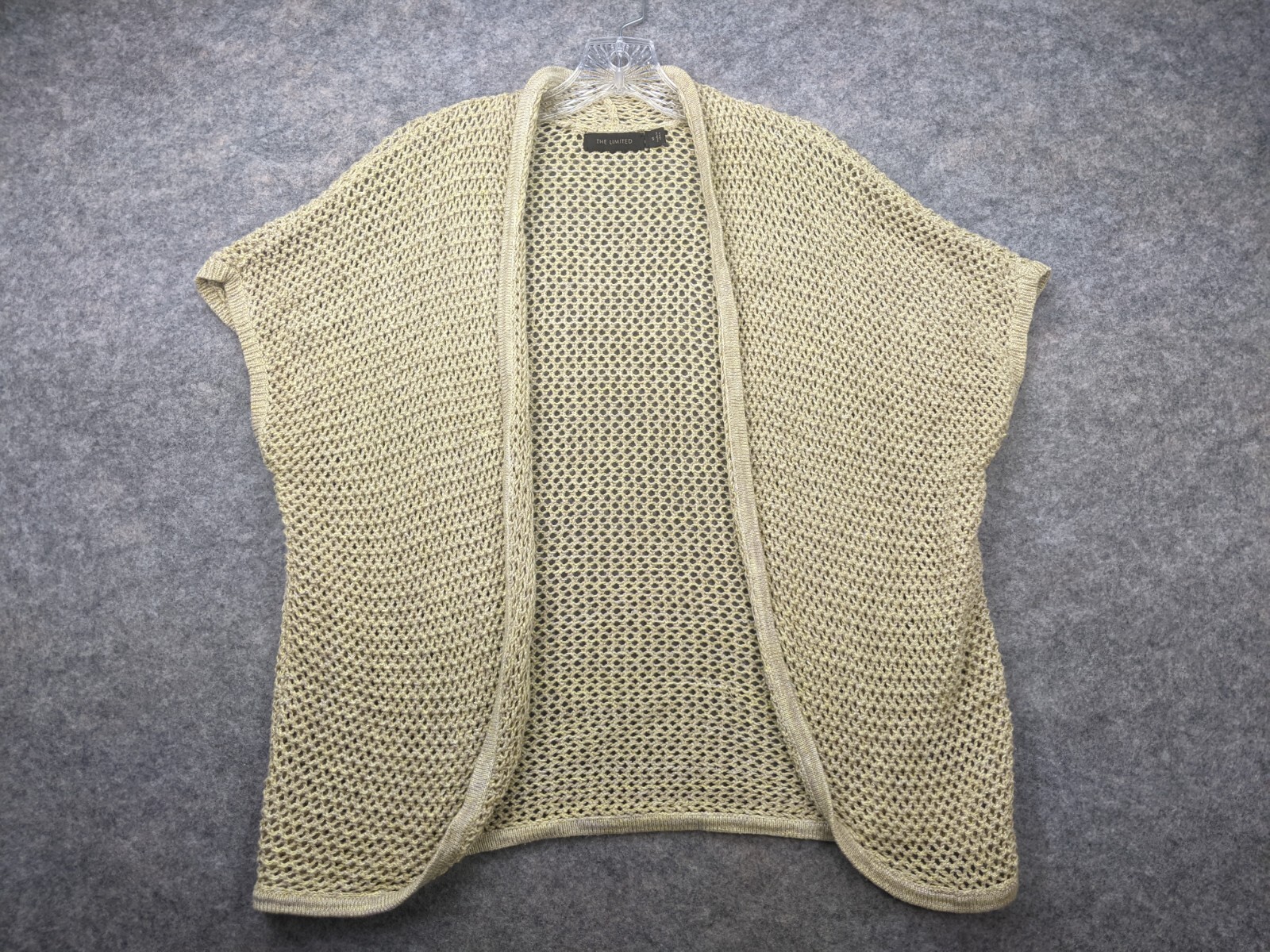 トップス GOLDEN  KNIT CARDIGAN Buy Yellow 100% Cotton V-Neck Long Sleeve Knitted Cardigan