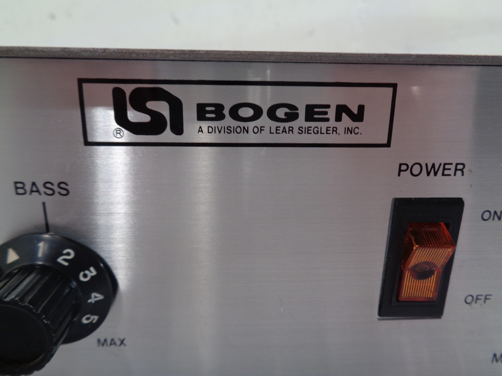 Vintage BOGEN C35B 35 Watt 2 Channel Amplifier Working Lear Siegler
