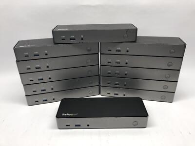 (Lot of 12) StarTech.com Triple 4K Universal Laptop Docking Station / DK31C3HDPD