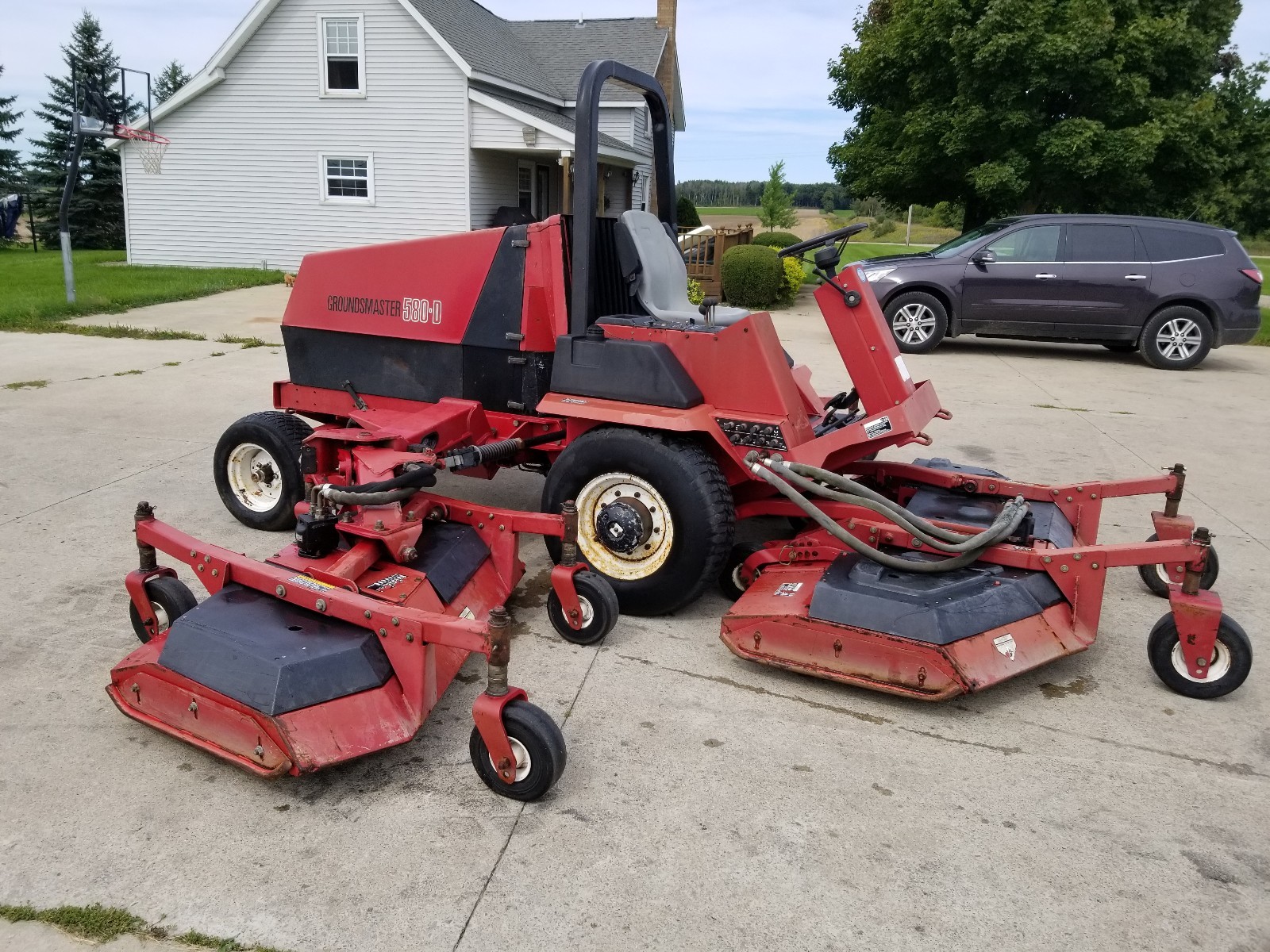 Toro 580 D Wide area mower WAM  Diesel