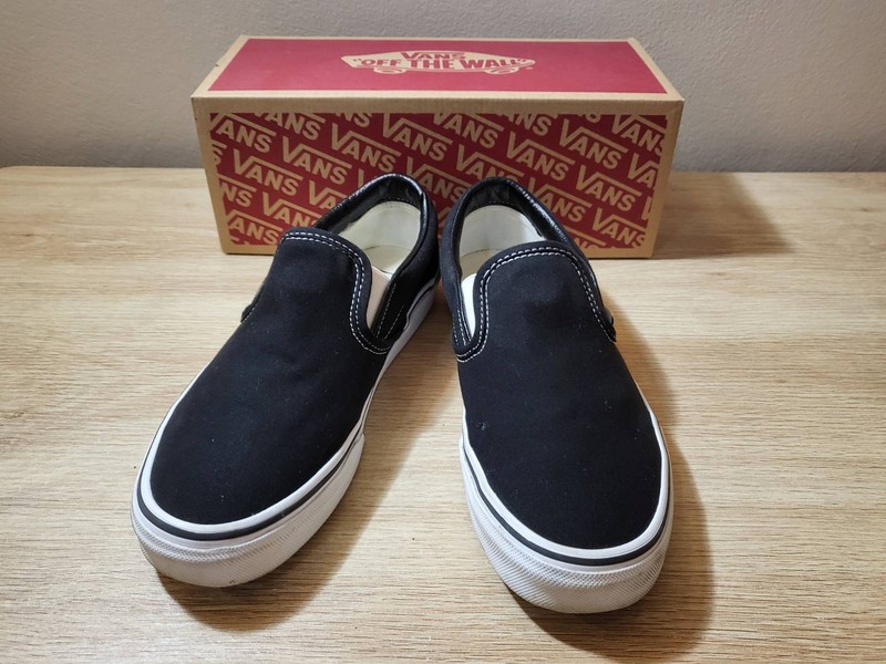 womens black vans size 8.5