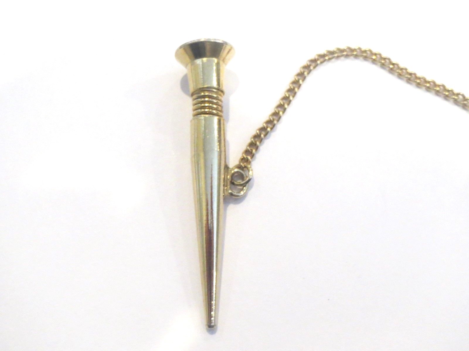 Vintage Gold Plated Golf Tee w LAG Initials Father's Day Gift