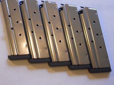  SALE  1911 , .40 cal. mag, magazine,mags,1/4'' base  5 mags,8 shot,stainless