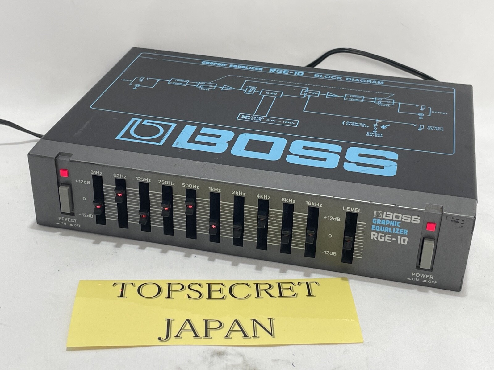 BOSS RGE-10 マイクロラック graphic equalizer BOSS RGE-10 Graphic Equalizer Micro Rack Guitar Effects | eBay