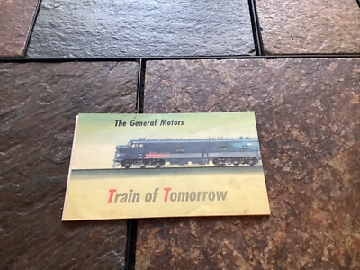 1947 The General Motors Train of Tomorrow Fold Out Brochure