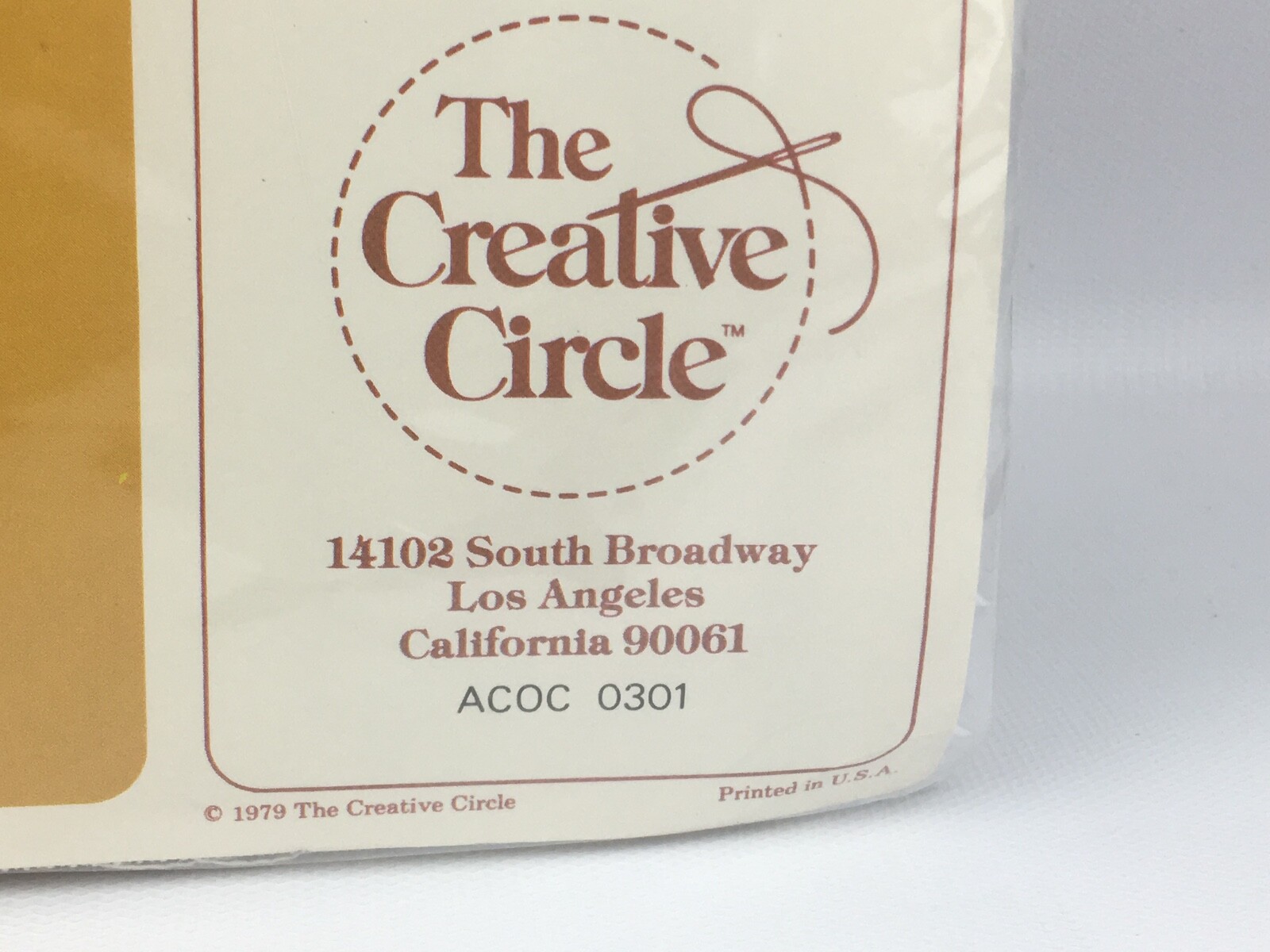 Vtg The Creative Circle 314 Peace Be To This House Crewel Embroidery Kit 1979