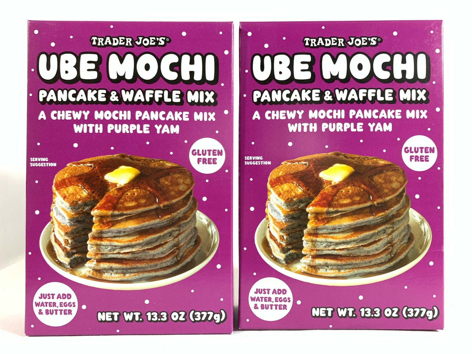 【関税込み】YUME YUME ベージュ Truck クロッグ 2X Trader Joe's Ube Mochi Pancake Waffle Mix Fast Shipping