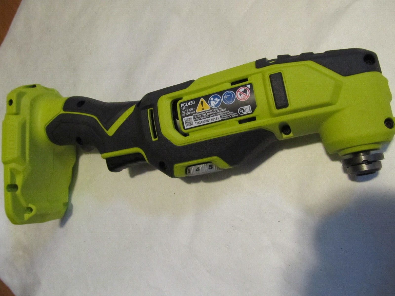 Ryobi PCL430 ONE+ 18V Cordless Oscillating Multi-Tool (Tool Only) COMPLETE NEW
