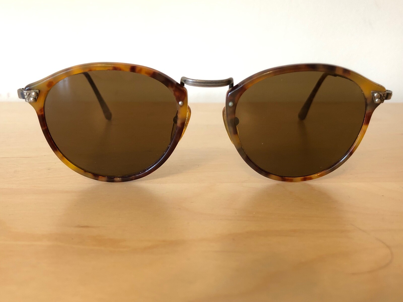 Vintage Giorgio Armani 318 Tortoise Sunglasses 1980s 1990s