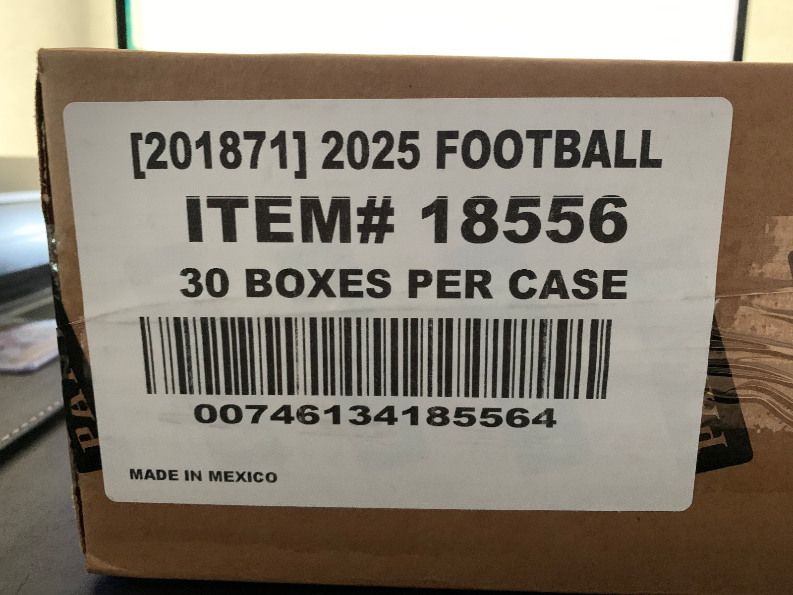 2025 Panini Donruss Football Factory Sealed 30 Holiday Hobby Tin Case