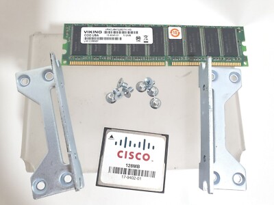Cisco 2800 2821 kit memoria 512Mb Viking+ rack mount +cf card vr4cu647228dtk-hg