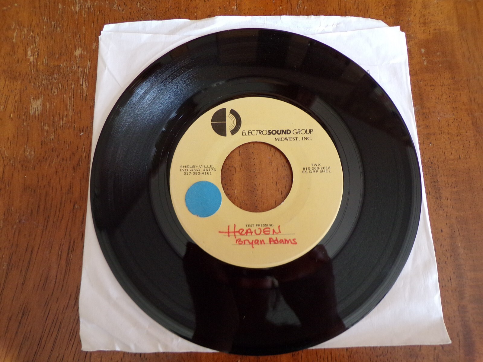 9【希少テストプレス 非売品/ブライアン・アダムス】BRYAN ADAMS/ Bryan Adams Heaven Test Pressing 45 | eBay
