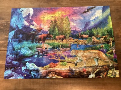 COMPLETE 500 pc AMAZING NATURE ''The Wild North'' Puzzle