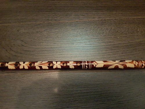 Beautiful unused vintage wooden Flute
