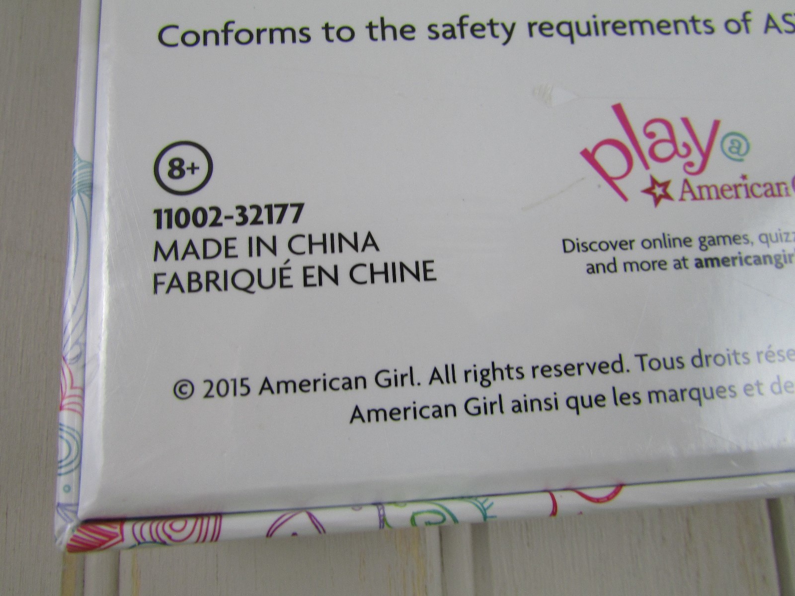 American Girl Choose Activity Box Wheel Truly Me Pick A Color New Sealed