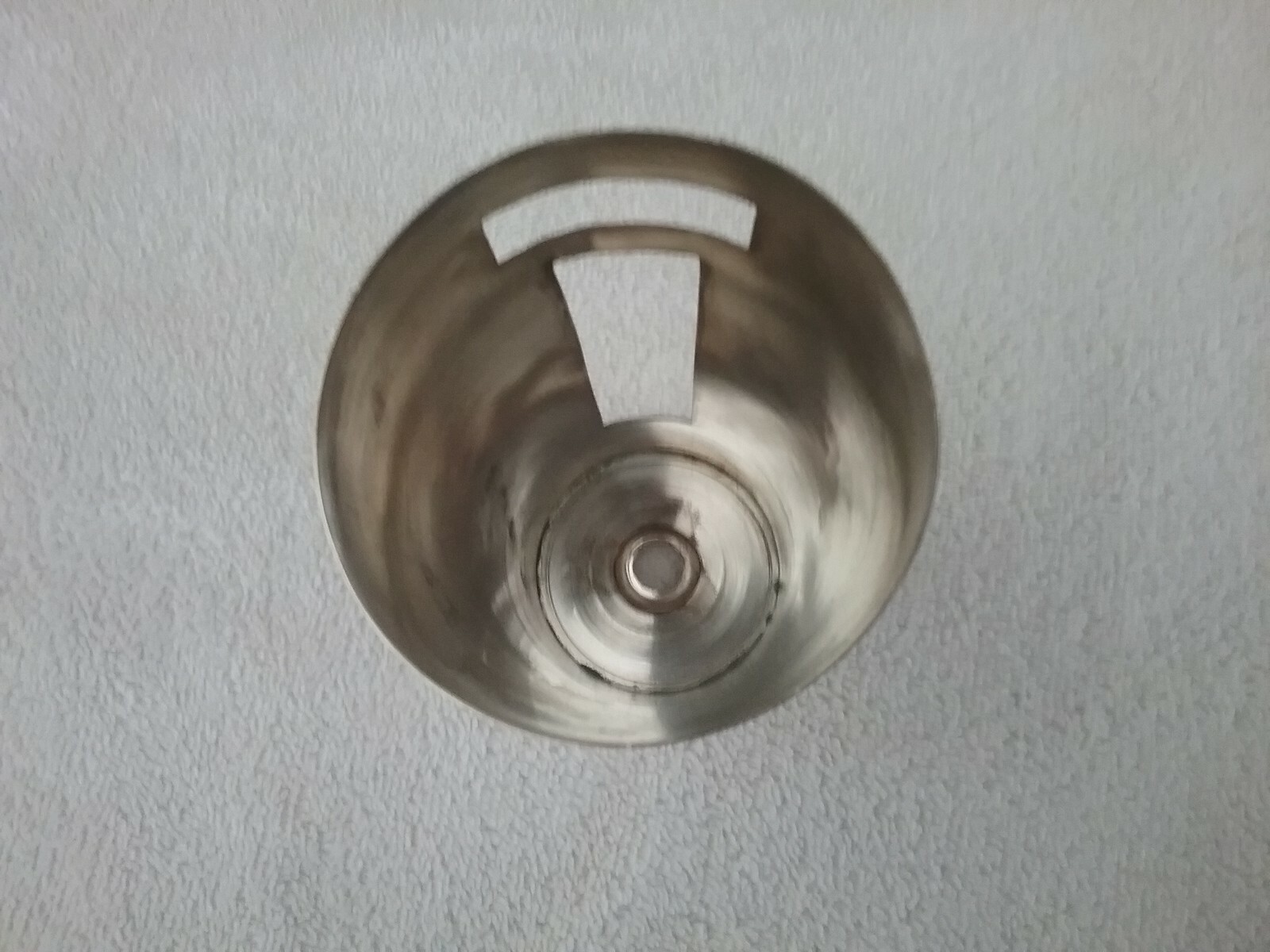 Vintage Silverplated Dial A Drink Italian Cocktail Shaker With Windows Very Rare