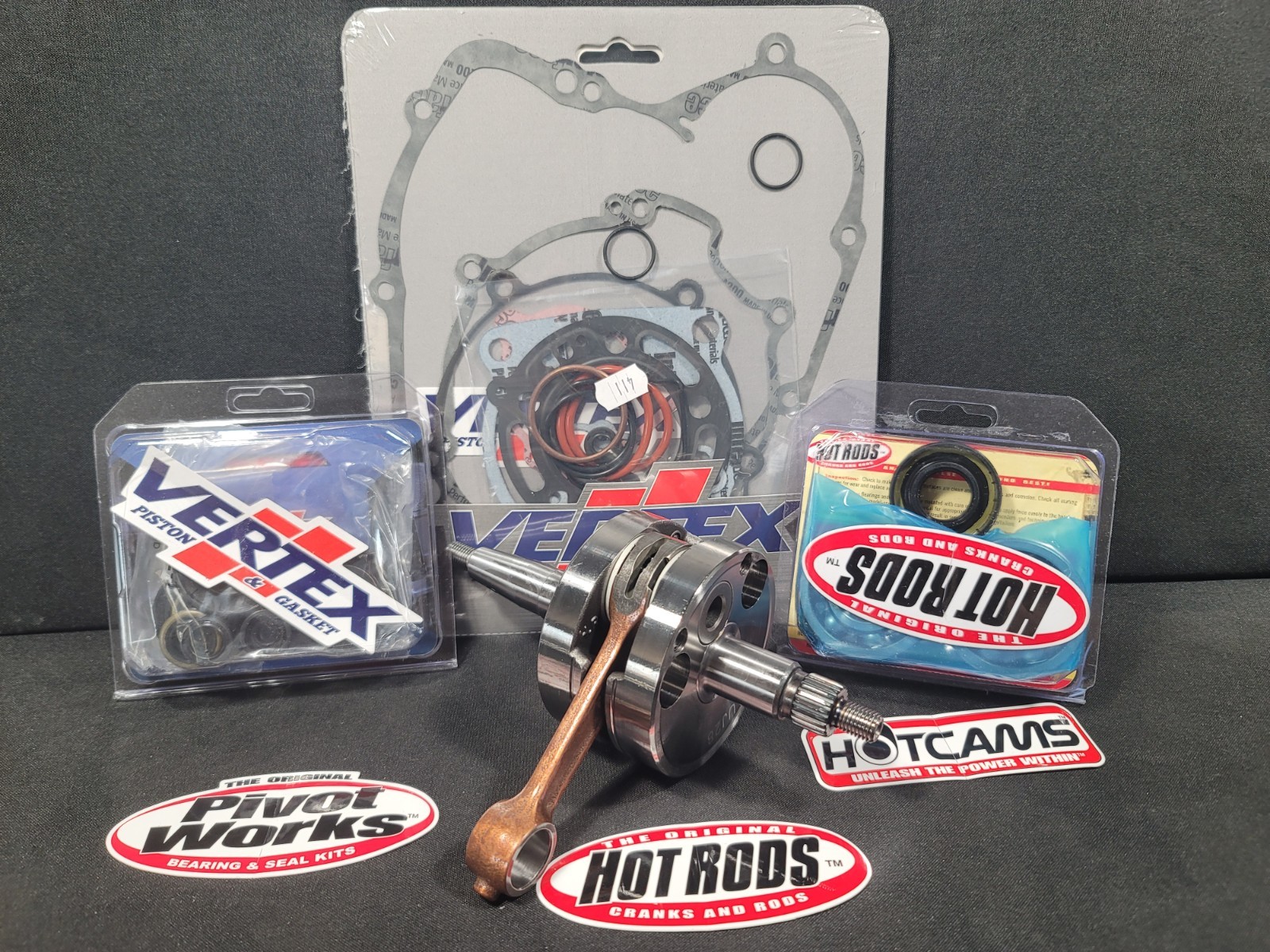 06-13 Kawasaki KX85/KX100 Hot Rods Bottom End Kit Vertex Top