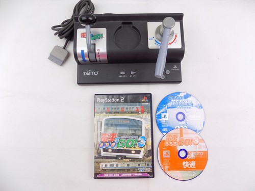 Playstation 2 PS2 Let's Go By Train 3 With Taito Train