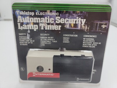Intermatic Tabletop Electronic Automatic Security Lamp Timer