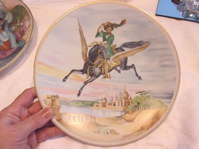 Haviland Limoges The Magic Horse Plate Liliane Tellier Le Cheval Magique LOTORG