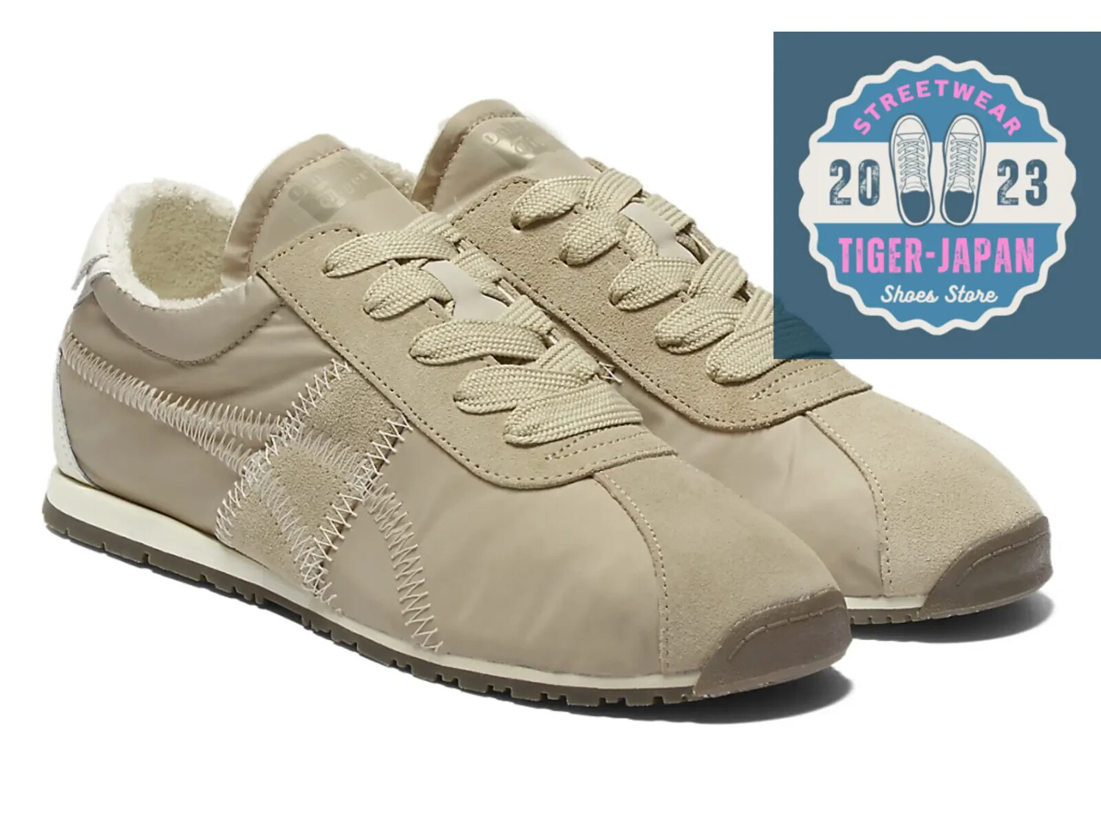 Onitsuka Tiger Tiger Corsair 27.5cmレザー Onitsuka Tiger TIGER CORSAIR A55 1183C317 021 FEATHER GREY