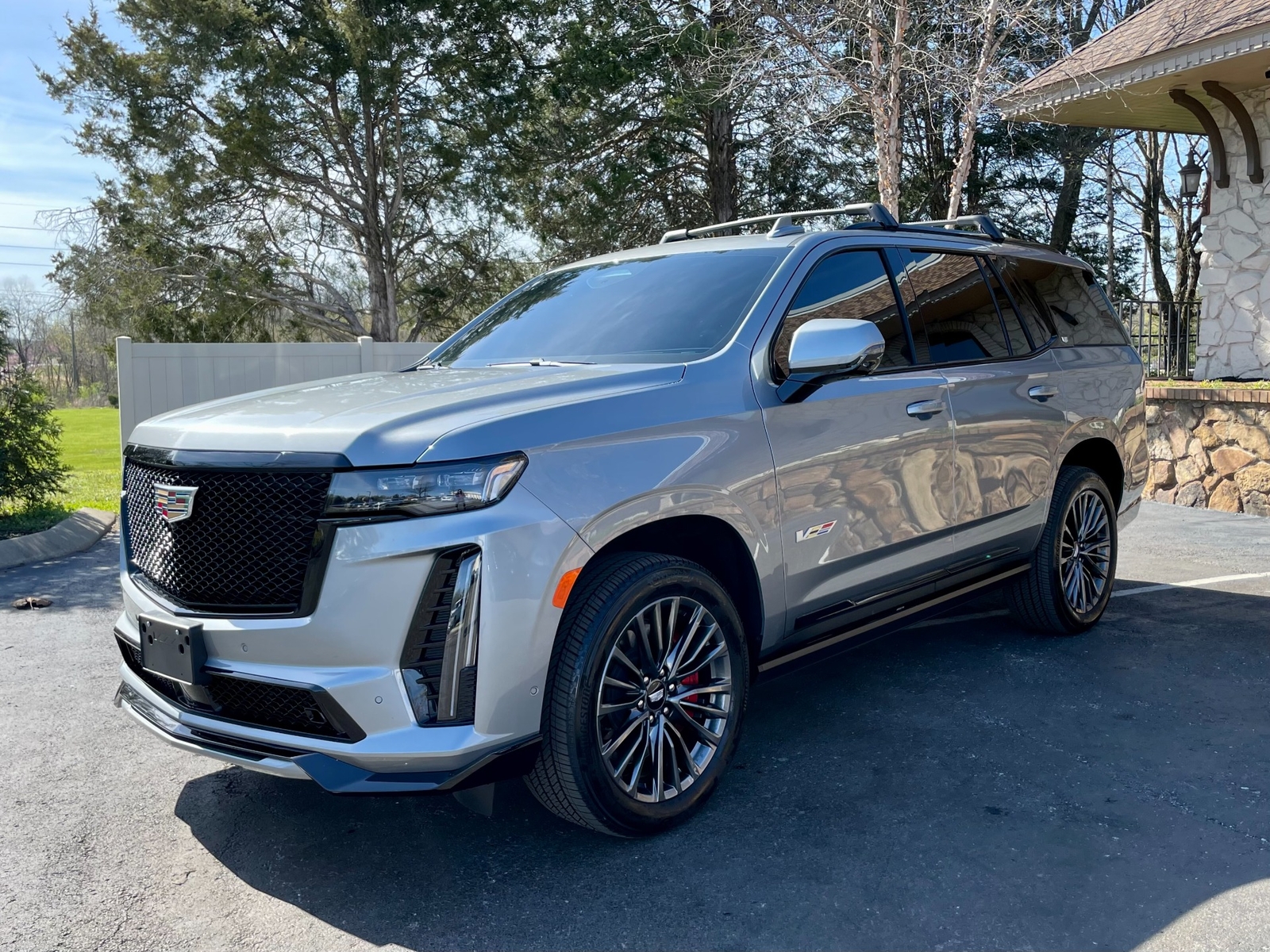 Owner 2023 Cadillac Escalade-V 4WD W/SUPER CRUISE 860 Miles Gray SUV 6.2L Supercharged